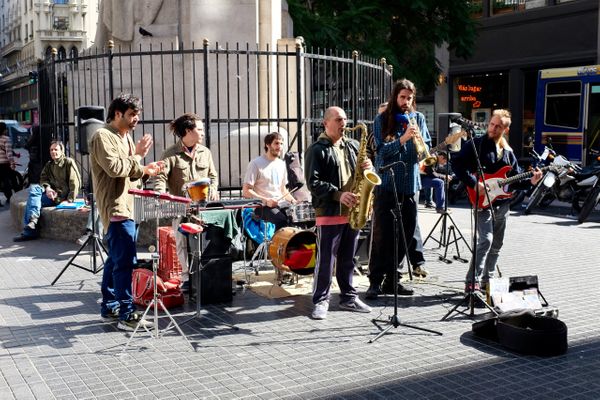 Sound clip from street band in Buenos Aires